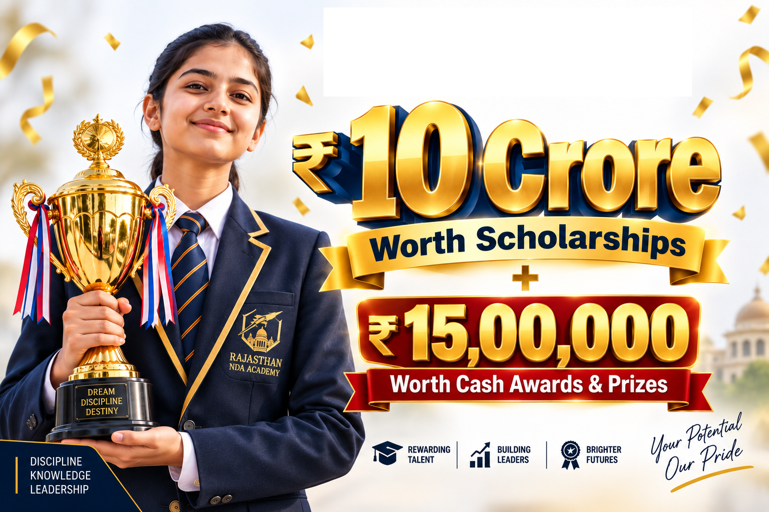 Rajasthan NDA Academy Students